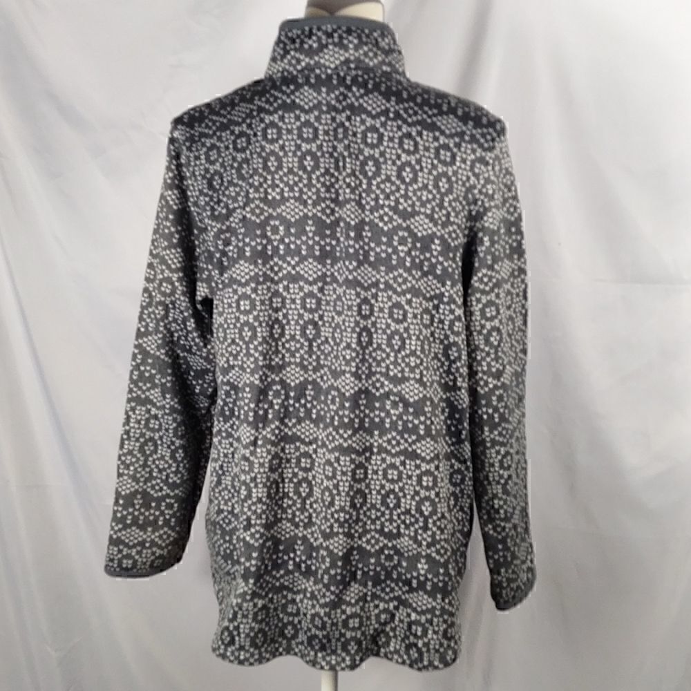 Stan Herman Gray Full Zip Knit Jacket - Picture 4 of 7